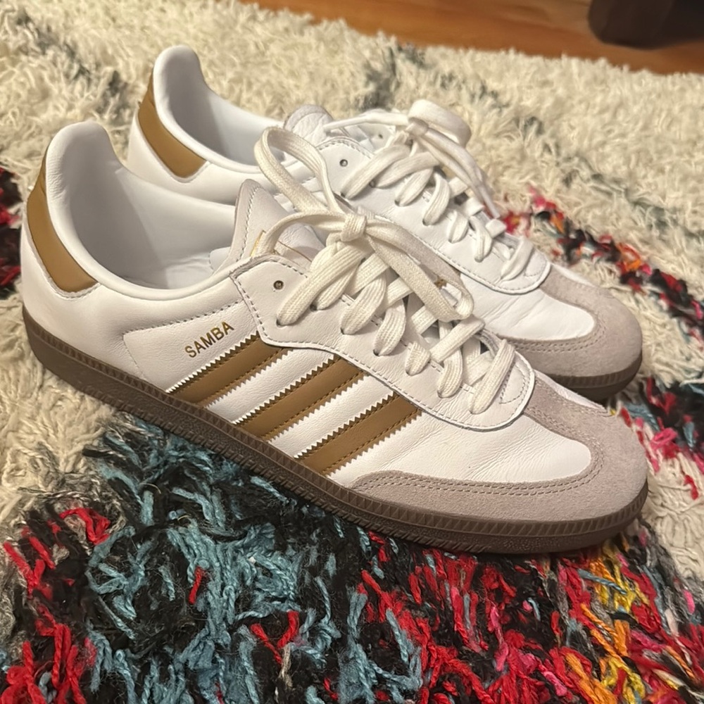 Samba OG Mens Lifestyle Shoes Cloud White/Brown Desert